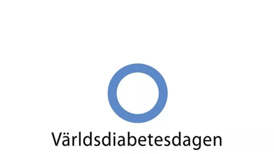Världsdiabetesdagen.Logotype.