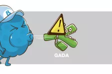 B-cell skickar ut autoantikroppen GADA. Tecknad bild.